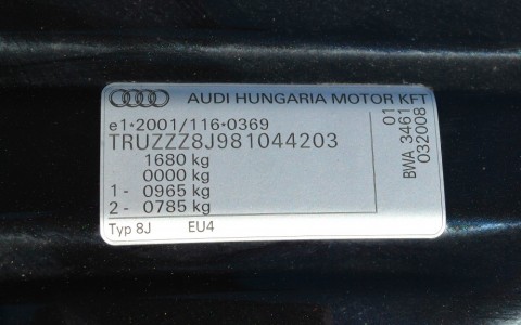 Audi TT Coupé 2.0 TFSI 200cv Stronic TRUZZZ8J981044203