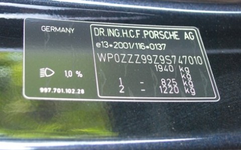Porsche 997 4S cabriolet 3.8 385cv WP0ZZZ99Z9S747010
