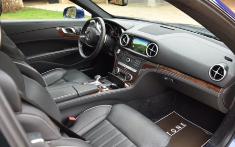 Mercedes-Benz SL 500 Executive 455cv Inserts décoratifs en ronce de noyer finition brillante