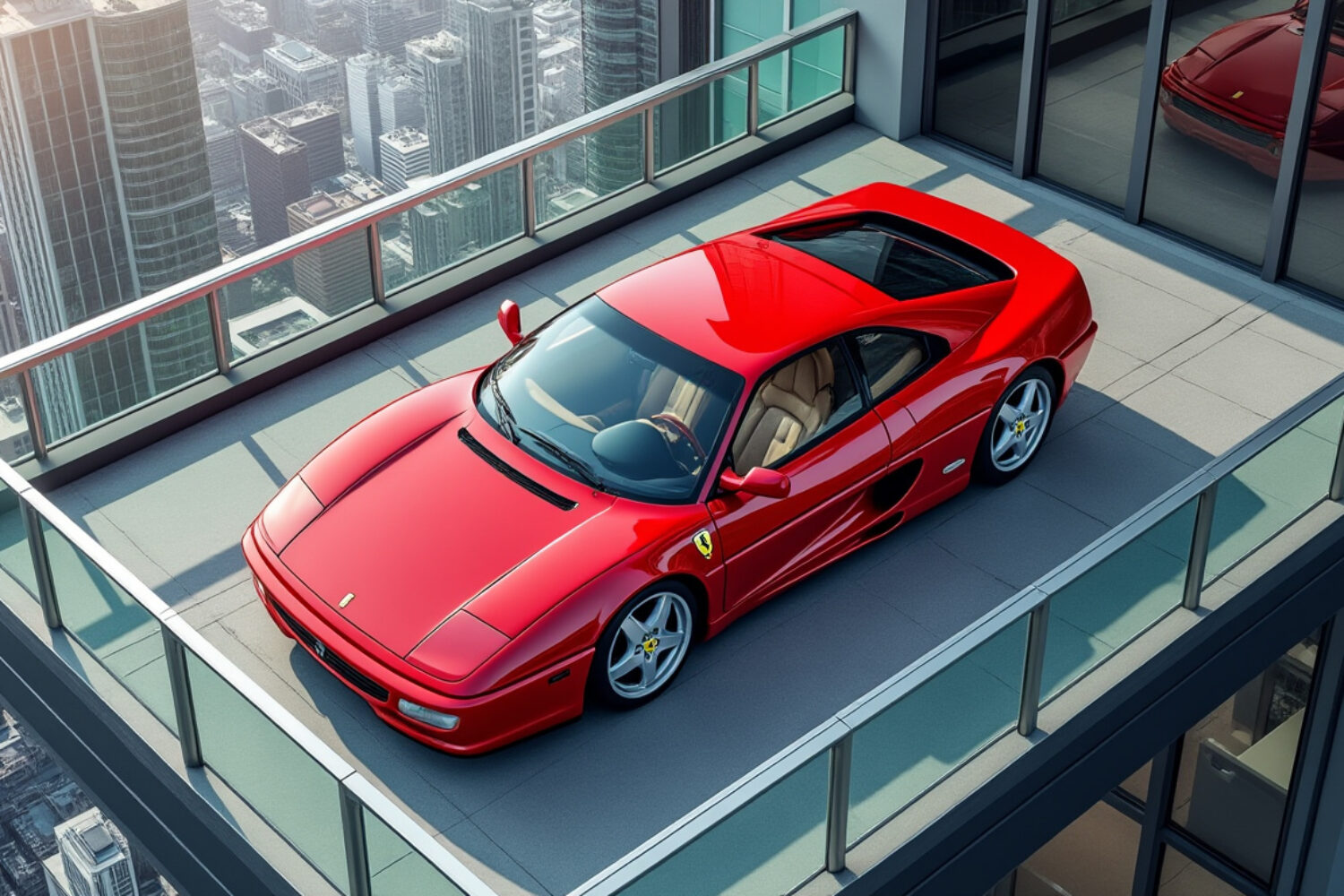 Amar Dezic, l&rsquo;entrepreneur qui a hissé sa Ferrari 296 GTB sur son balcon