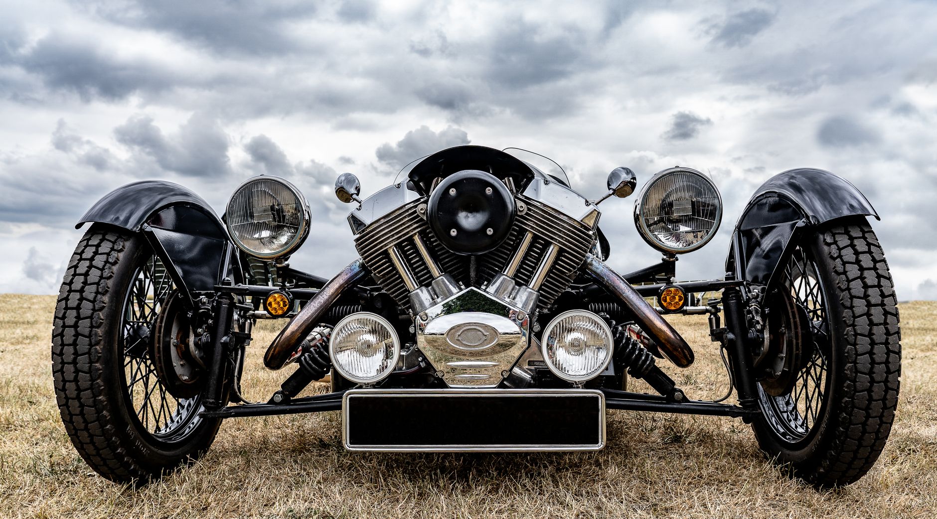 Accident de roadster à Mommenheim, — scène d'accident de roadster à trois roues